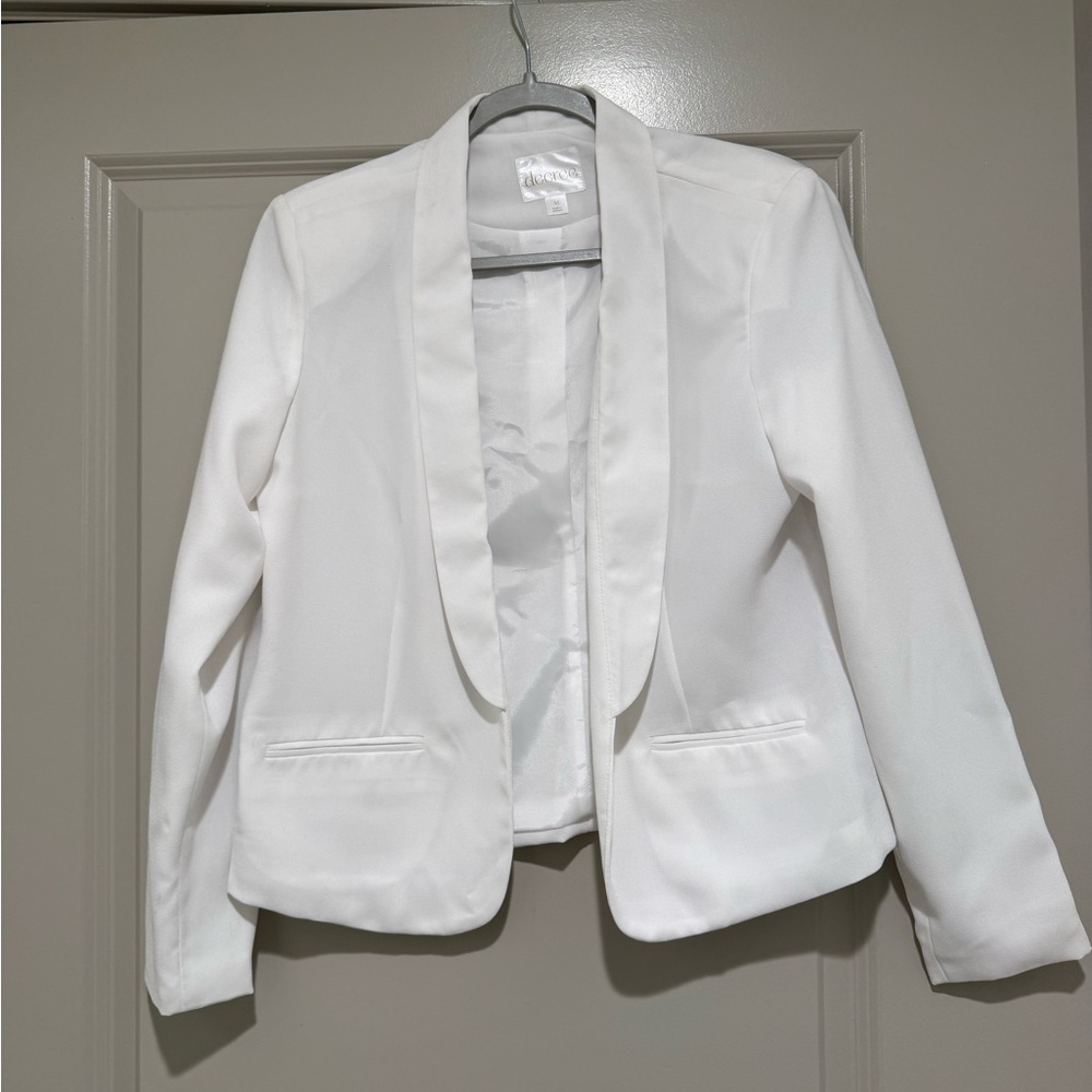 White Lightweight Blazer